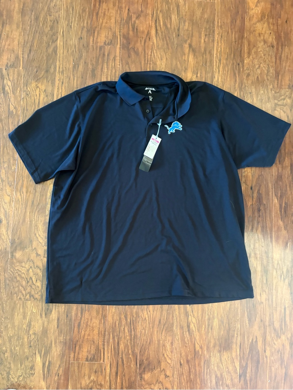 NWT Antigua Detroit Lions Polo Tee Shirt Size 3XLT